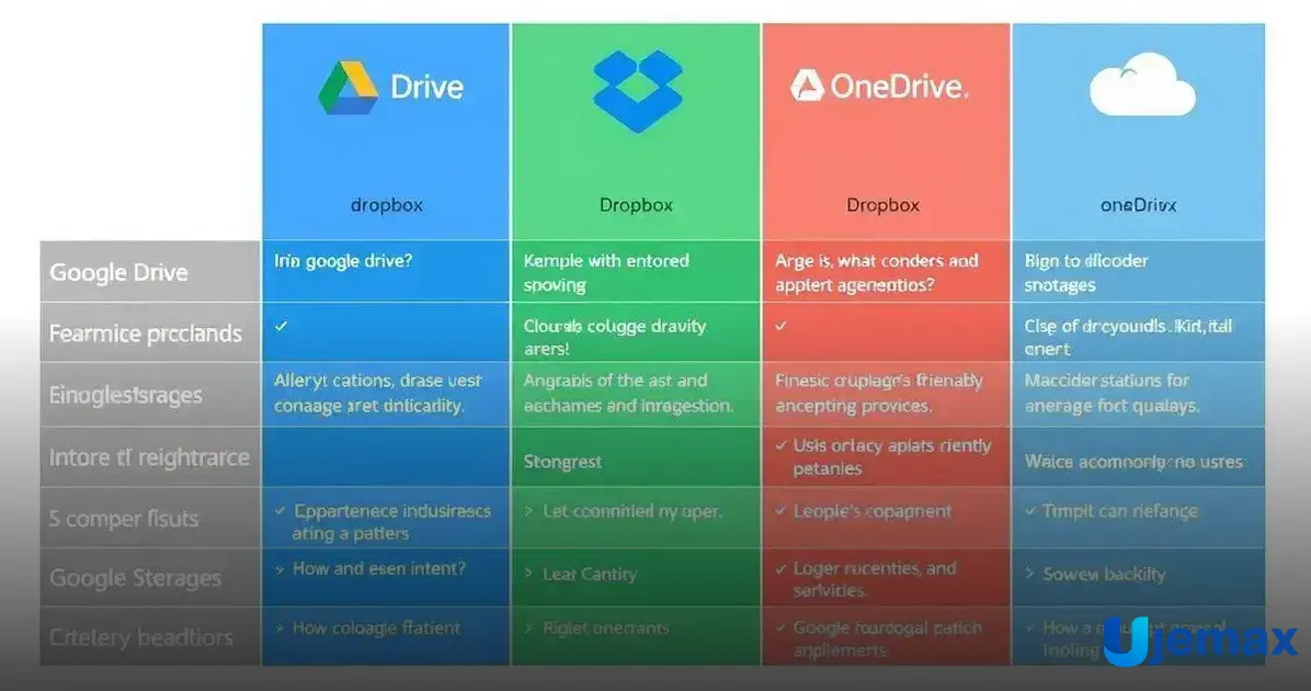 Comparing Popular Cloud Storage Providers