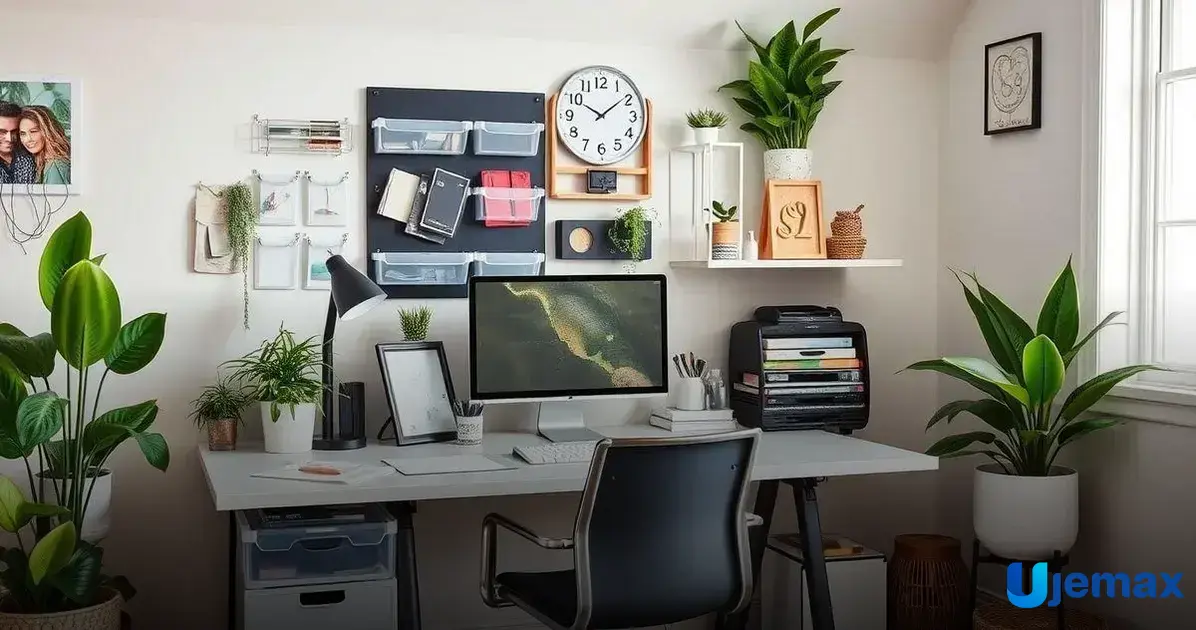 DIY Home Office Organization