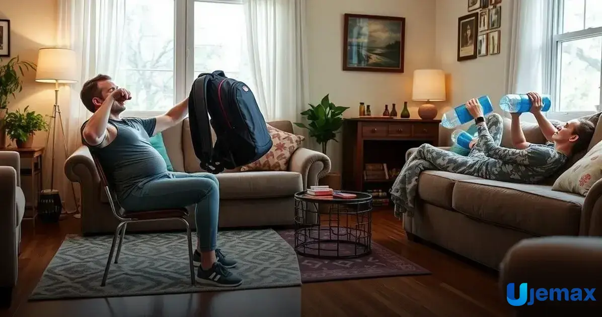 Using Household Items for Exercises