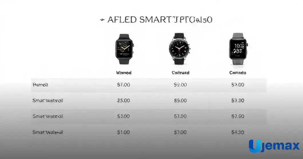 Price Comparison for Smartwatches Price Comparison for Smartwatches